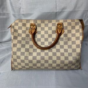Louis Vuitton Speedy 30 Damier Azur Canvas